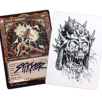 MtG ARTIST PROOF CUSTOM SKETCH CARDS - TORALF/TORALF'S HAMMER