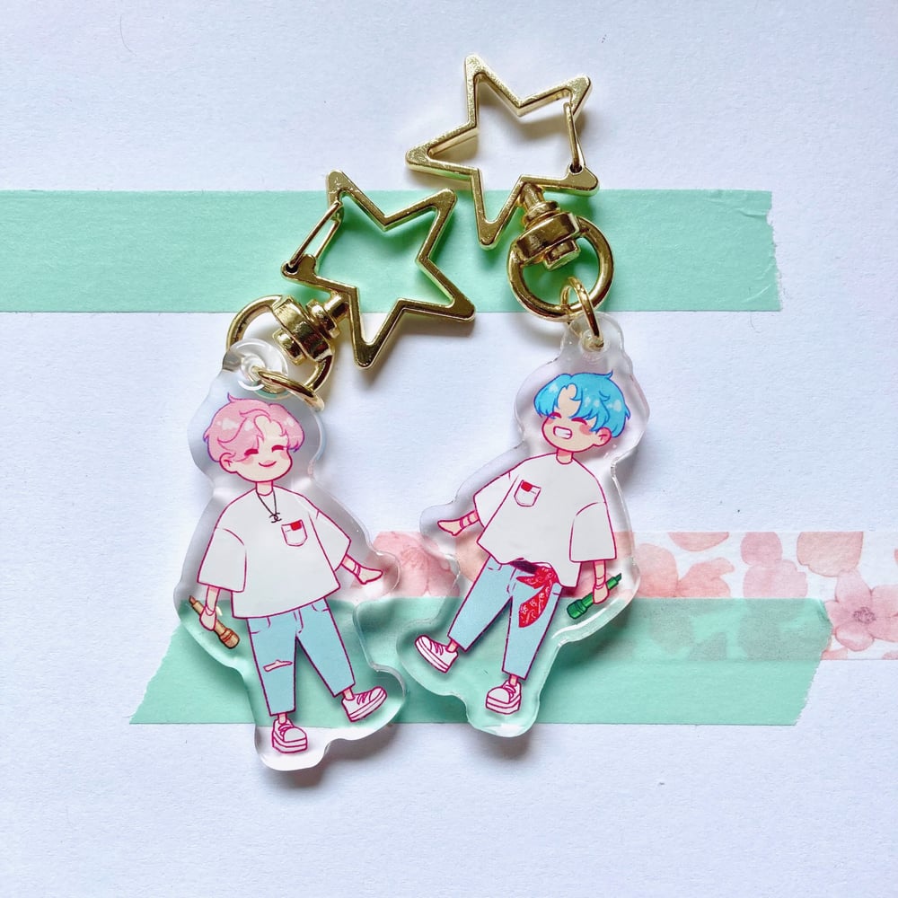 Image of Cotton Candy Vmin Acrylic Charm