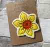 Daffodil brooch