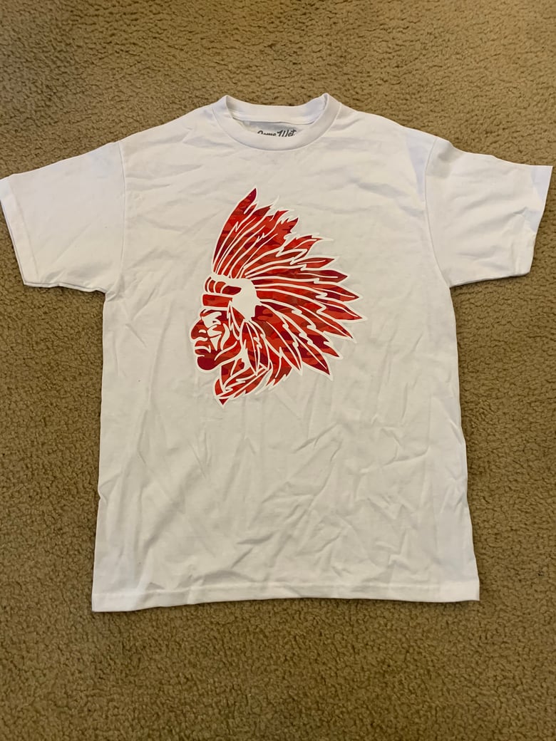 Image of White and red logo tee 