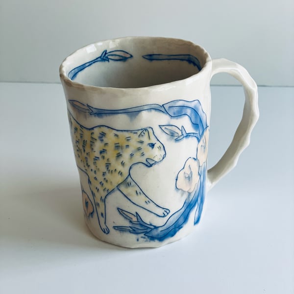 Image of Jaguar and Primrose Mug