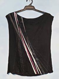 Zap top - black diagonal