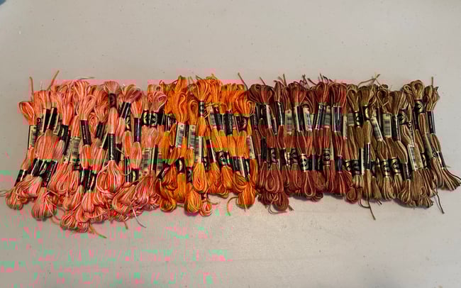 Variegated threads lot 3…
