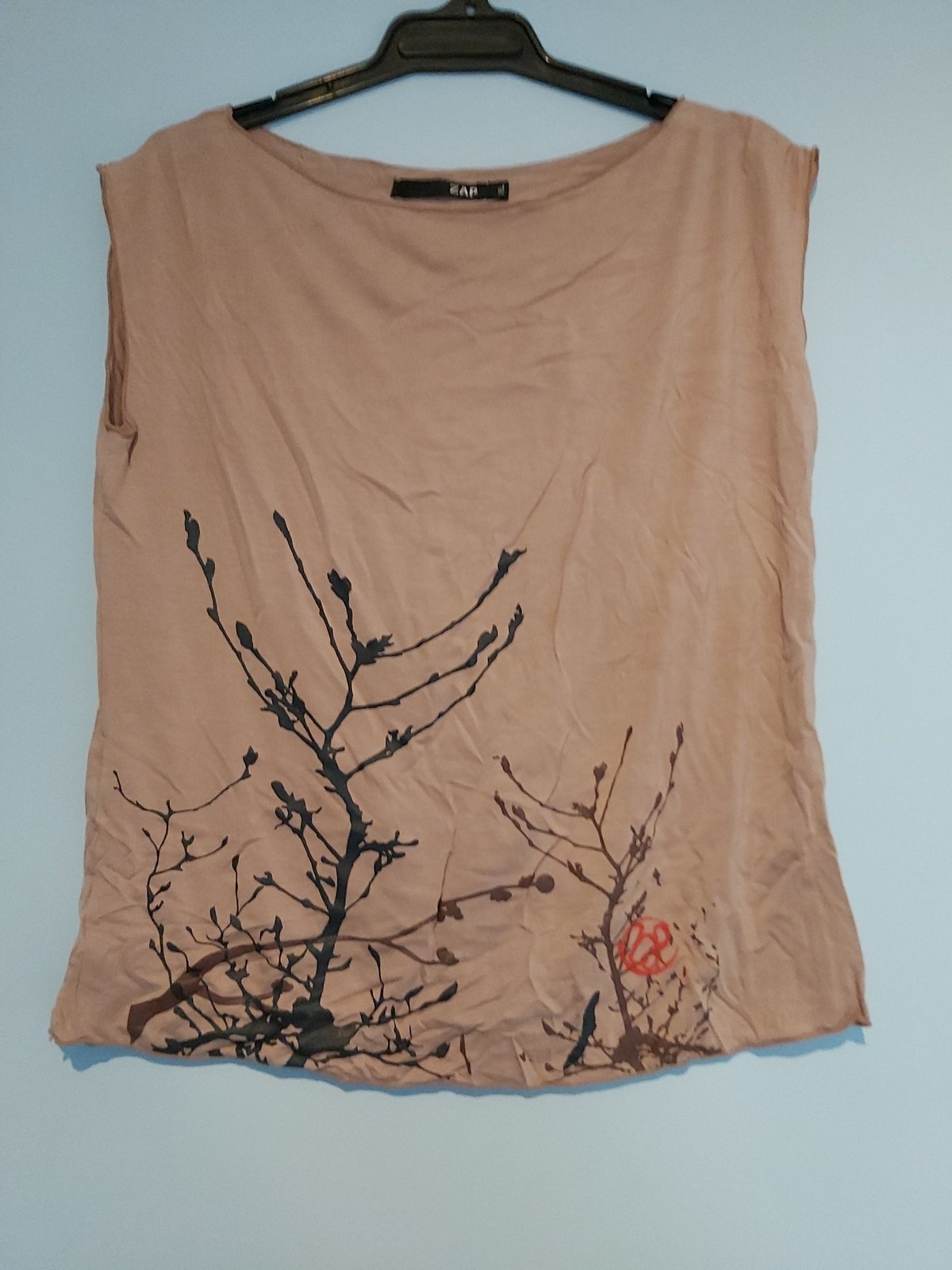 Image of Zap top - branch biege XL