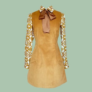 Image of The Cordvette V Neck Dress