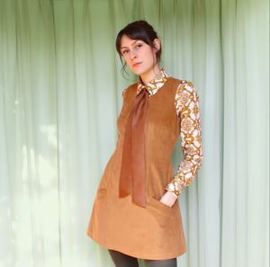 Image of The Cordvette V Neck Dress