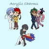 Masquerade Acrylic Charms
