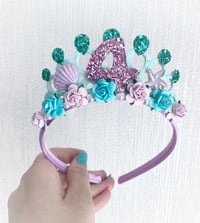 Image 2 of Mermaid 4ever Birthday crown