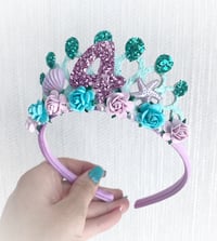 Image 3 of Mermaid 4ever Birthday crown