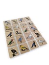 Birds Wooden Tile Memory Game