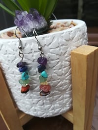 Image 1 of Chakra crystal earrings