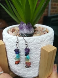 Image 2 of Chakra crystal earrings