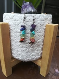 Image 3 of Chakra crystal earrings