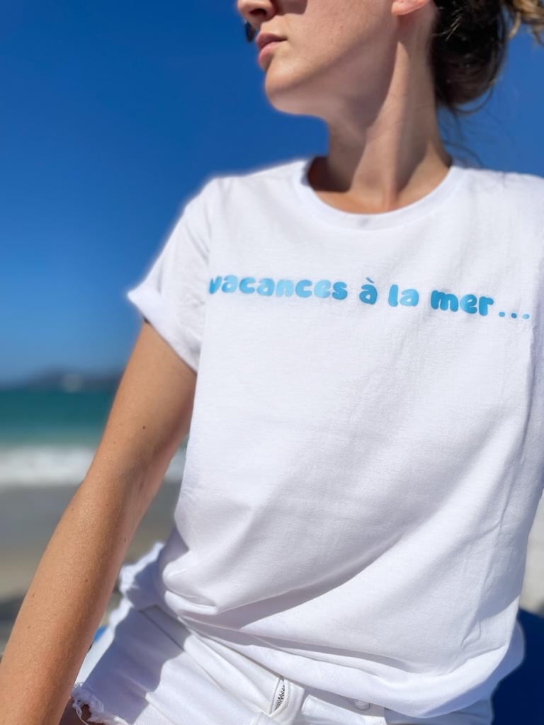 Image of Tee shirt Vacances à la mer 