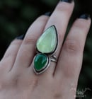 Image 2 of Monstera Leaf Ring Size US 7