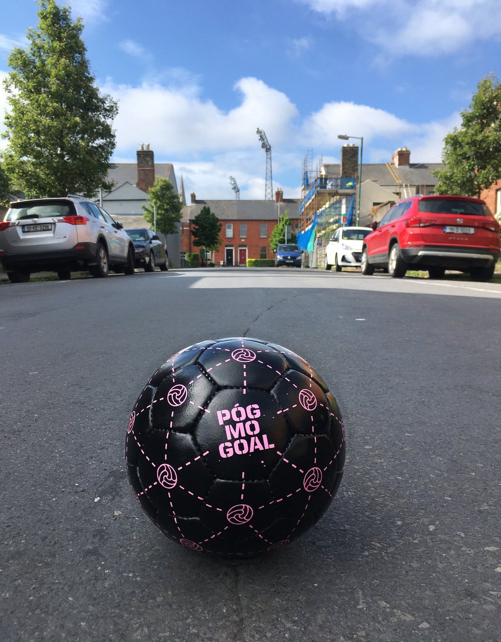 Image of Póg Mo Goal X Alive & Kicking Football / Black 