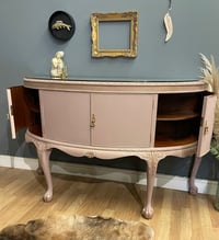 Image 2 of Stunning pink & gold mahogany  sideboard 