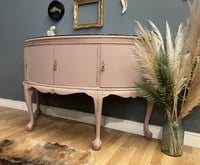 Image 3 of Stunning pink & gold mahogany  sideboard 