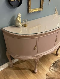 Image 5 of Stunning pink & gold mahogany  sideboard 