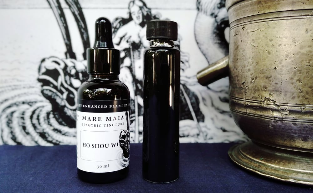 Image of HO SHOU WU spagyric tincture - alchemically enhanced plant extraction