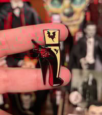 Image 1 of Dracula High Heel Enamel Pin 