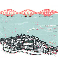 Forth Rail Bridge screen print (SMALL) 