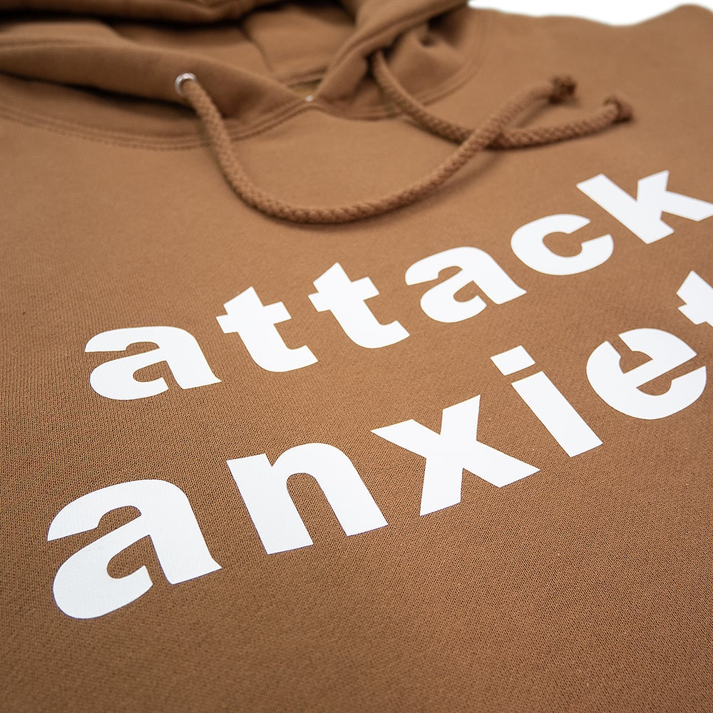 Attack Anxiety Brown Hoodie Heavy