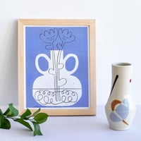 Image 2 of You and I, two hand picked flowers in a vase (Tulips)