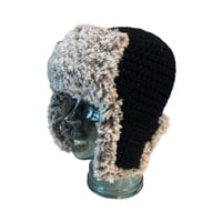 Image 1 of Black Trapper Hat