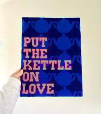 Image 1 of Put the kettle on needlepoint kit 