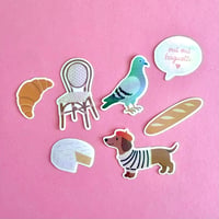 Image 2 of Stickers holographiques Oui-oui Baguette en collab avec Le Lab