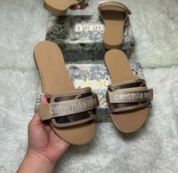Image 2 of Brown Christian Dior Sandals