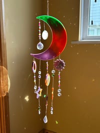 Image 1 of Enchanted Moon Resin Sun Catcher