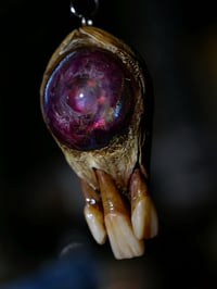 Image 13 of Nebula and bone pendant 