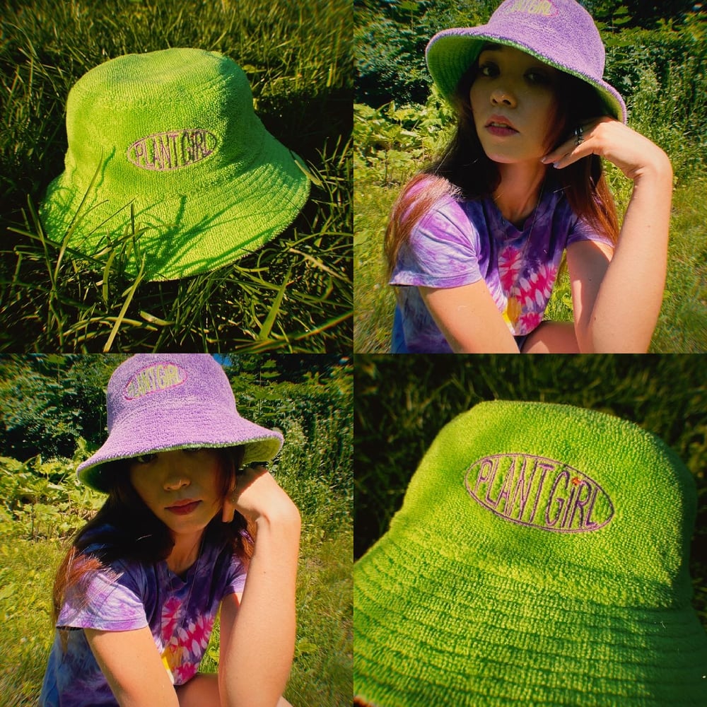 Image of PLANT GIRL NYC Terry Bucket Hat 