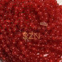 10mm Crackle Red