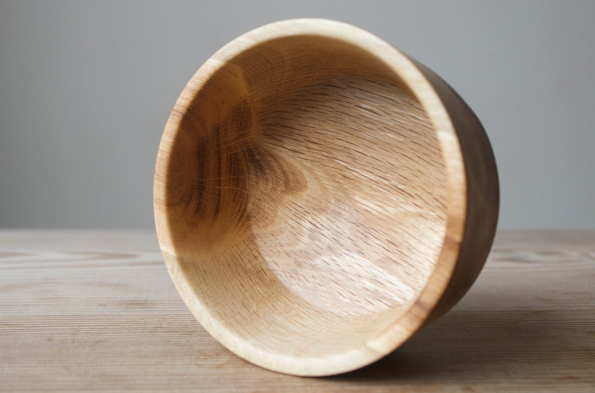 Image of Spalted white oak bowl