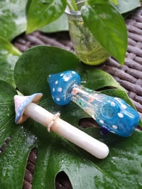 Image 1 of Trans Mushie Pipe & Mush-stash Tube