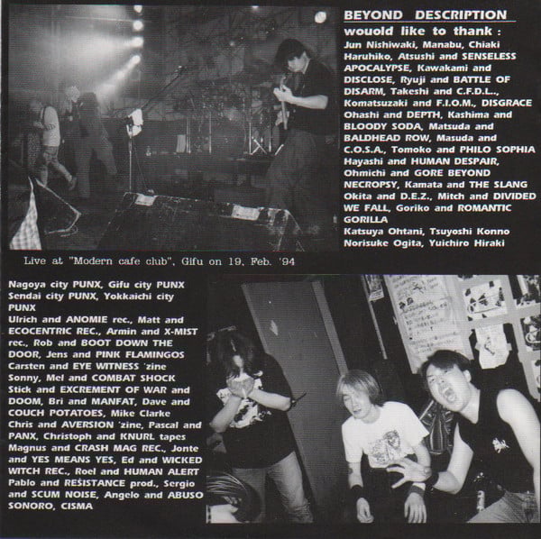 Beyond Description - Fine Day Nos
