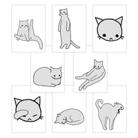 Anxiety Cat Prints