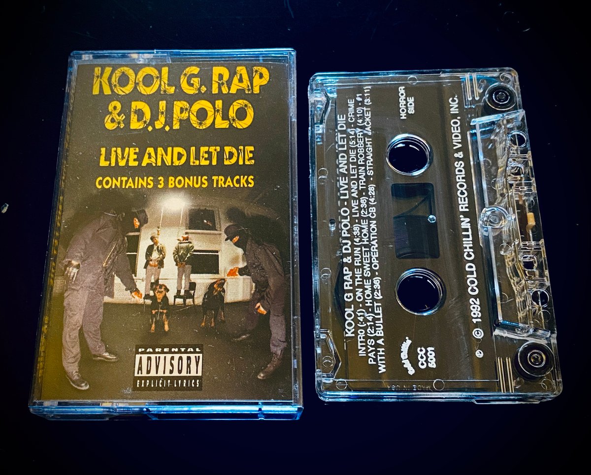 Image of Kool G Rap “Live and let Die”