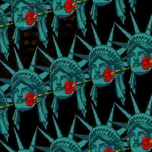 Image of Liberty Lust (I 💚NY)  woven blanket PREORDER 