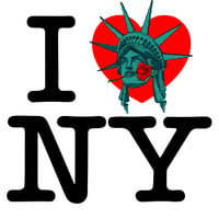 Image 4 of Liberty Lust (I 💚NY)  woven blanket PREORDER 