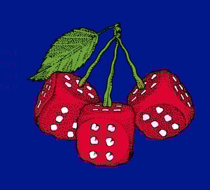 Image of 'Cherry Baby' woven blanket PREORDER