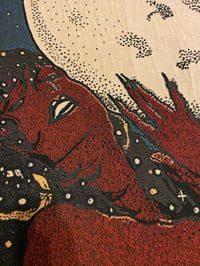 Image 2 of 'Midnight Moon Maiden' woven blanket 