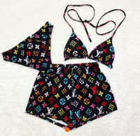 Image 3 of Multicolor LV bathing suit