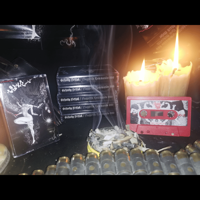 Grizzly Fetish/ Flaggelik Kommando 666 Split - Standard Edition 