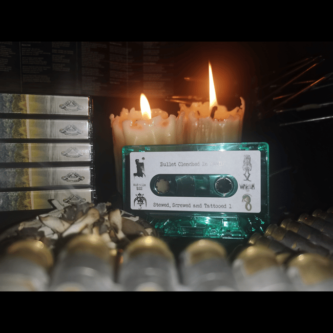 Bullet Clenched In Teeth - Stewed, Screwed and Tattooed 