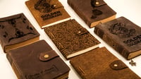 Leather bound books