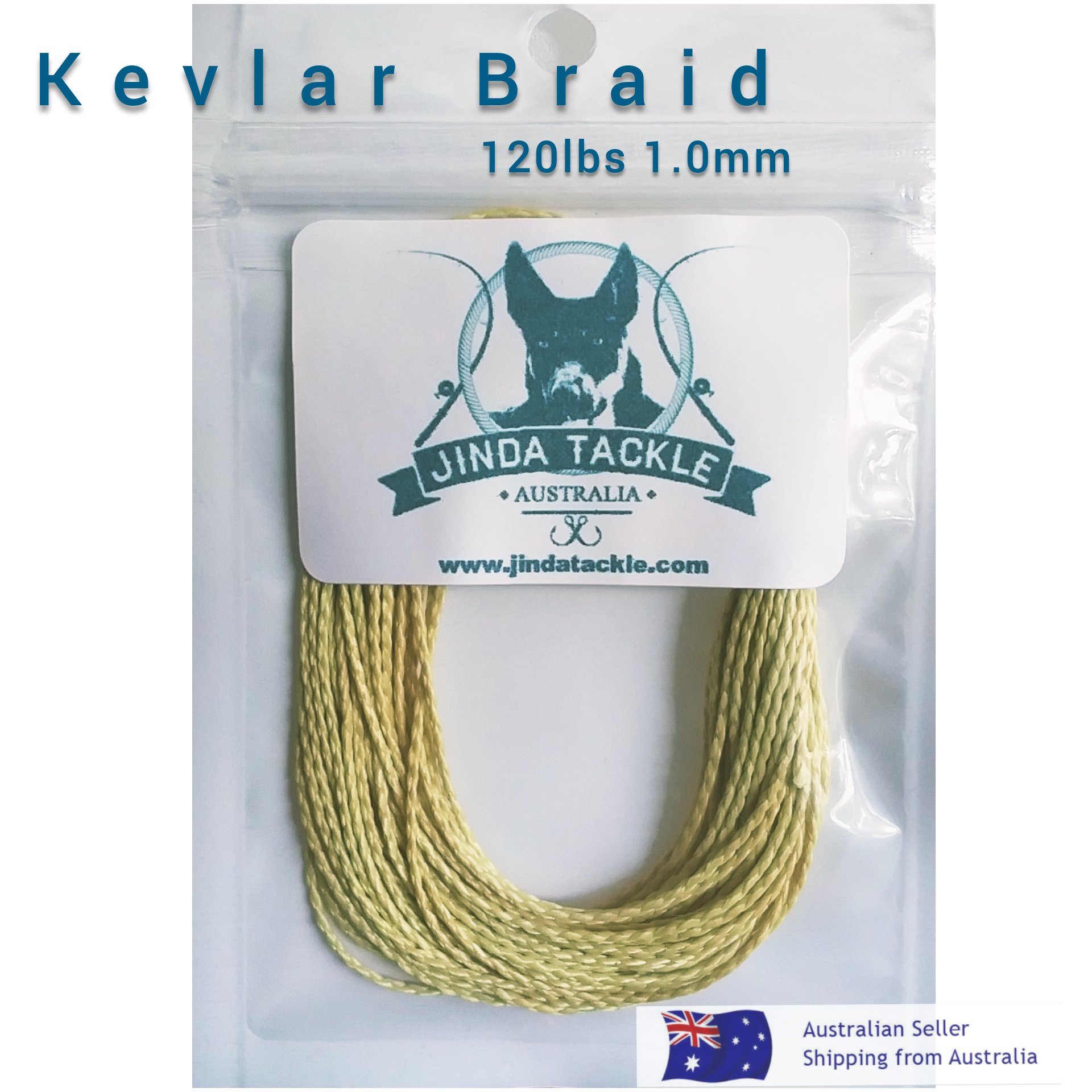 Kevlar Assist Hook Line Braided 120lbs 1.0mm D 10m Braid( not twisted
